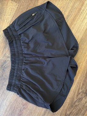 Black Lululemon Tracker Shorts